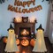 Halloween Decorations Indoor Outdoor, 2 Packs Light Up Spooky (White) 9 x 4 x 2.5 inches